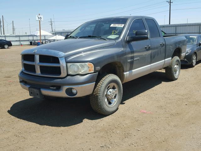 3D7KU28D14G105766 - 2004 DODGE RAM 2500 S CHARCOAL photo 2