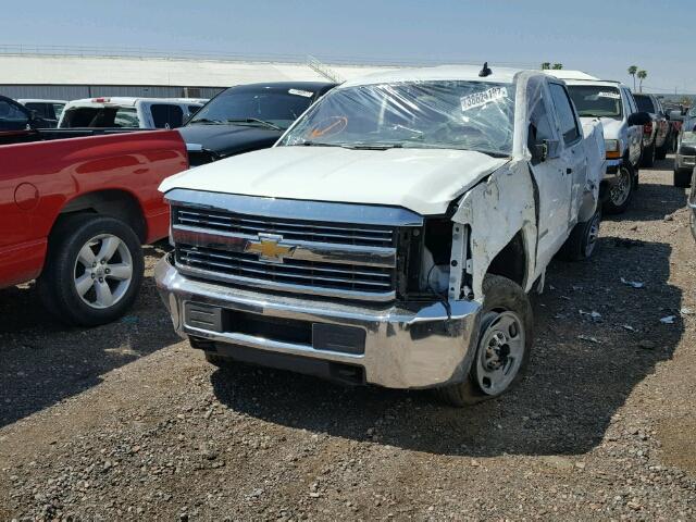 1GC1CUEG9GF174973 - 2016 CHEVROLET SILVERADO WHITE photo 2