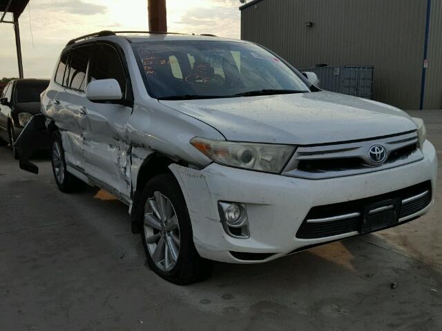 JTEDC3EH1D2015315 - 2013 TOYOTA HIGHLANDER WHITE photo 1