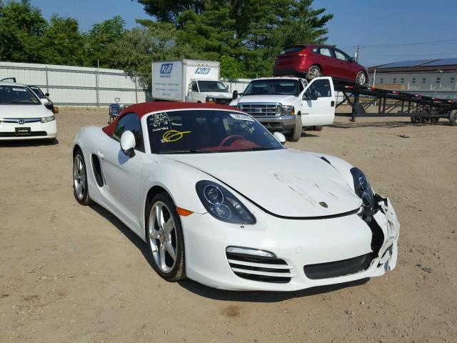 WP0CA2A89DS113885 - 2013 PORSCHE BOXSTER WHITE photo 1