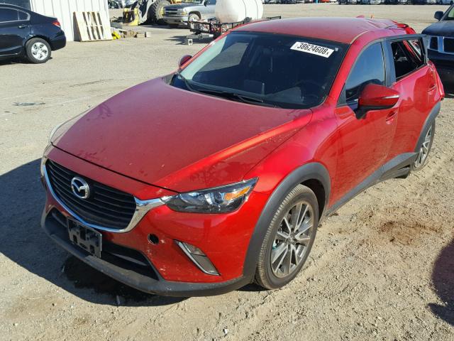 JM1DKDC74H0171812 - 2017 MAZDA CX-3 TOURI RED photo 2