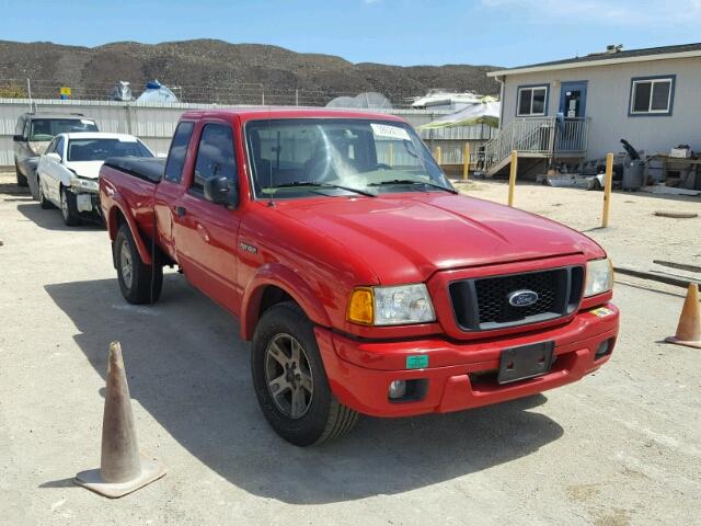 1FTYR14U25PA26738 - 2005 FORD RANGER SUP RED photo 1