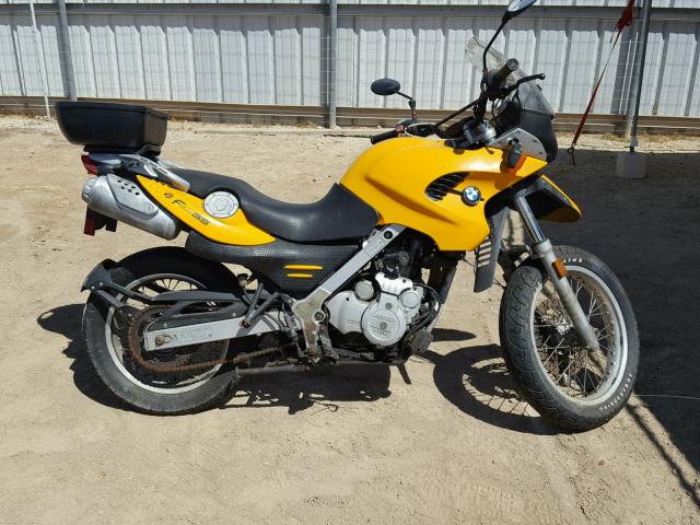 WB10182A21ZE46021 - 2001 BMW F650 GS YELLOW photo 9