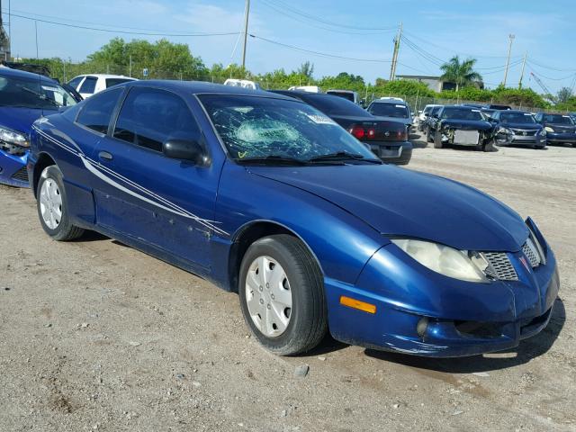 1G2JB12F537317259 - 2003 PONTIAC SUNFIRE BLUE photo 1