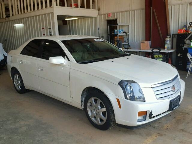 1G6DP577370110468 - 2007 CADILLAC CTS HI FEA WHITE photo 1