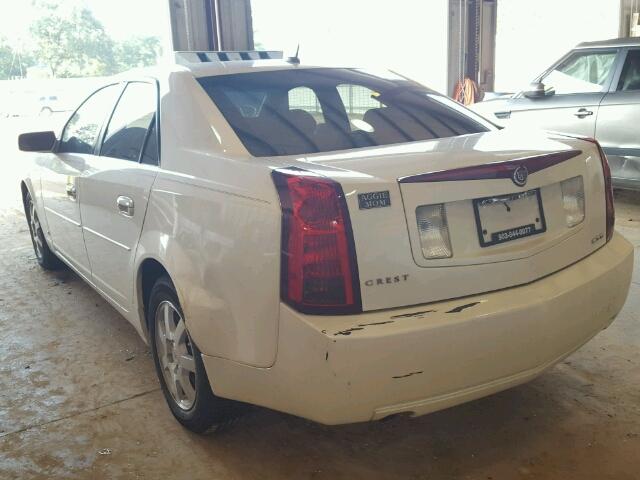 1G6DP577370110468 - 2007 CADILLAC CTS HI FEA WHITE photo 3