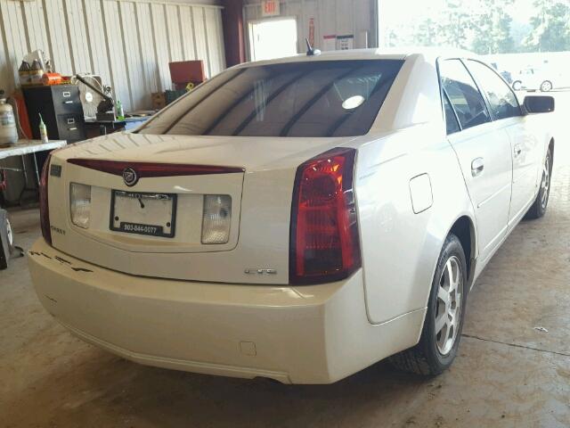 1G6DP577370110468 - 2007 CADILLAC CTS HI FEA WHITE photo 4