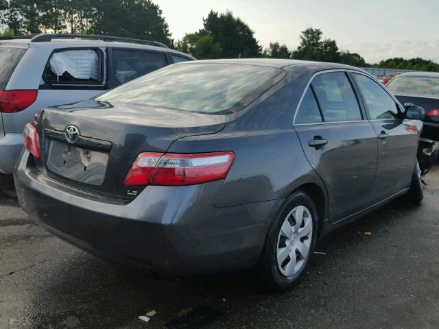 4T4BE46K19R087778 - 2009 TOYOTA CAMRY BASE GRAY photo 4
