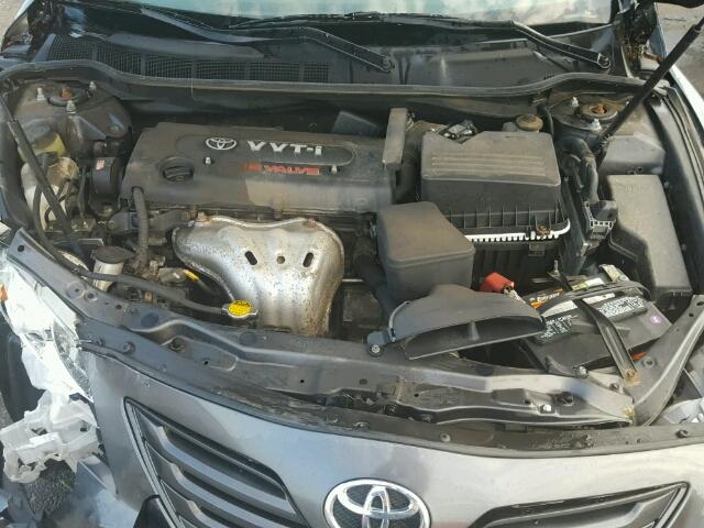 4T4BE46K19R087778 - 2009 TOYOTA CAMRY BASE GRAY photo 7