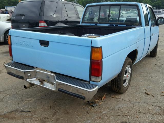 1N6ND16S9JC391459 - 1988 NISSAN D21 KING C BLUE photo 4