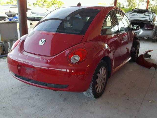 3VWRW31C76M416713 - 2006 VOLKSWAGEN NEW BEETLE RED photo 4