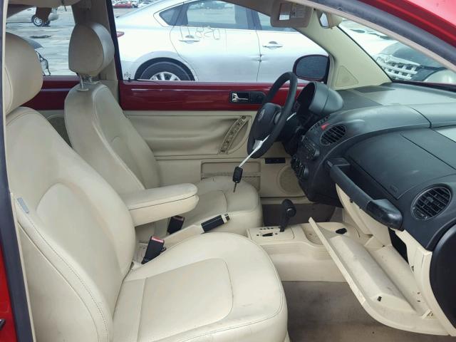 3VWRW31C76M416713 - 2006 VOLKSWAGEN NEW BEETLE წითელი ფოტო 5