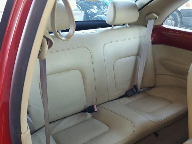 3VWRW31C76M416713 - 2006 VOLKSWAGEN NEW BEETLE წითელი ფოტო 6