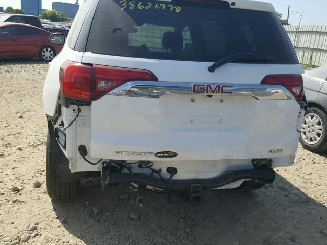 1GKKNWLS3HZ197445 - 2017 GMC ACADIA SLT თეთრი ფოტო 9