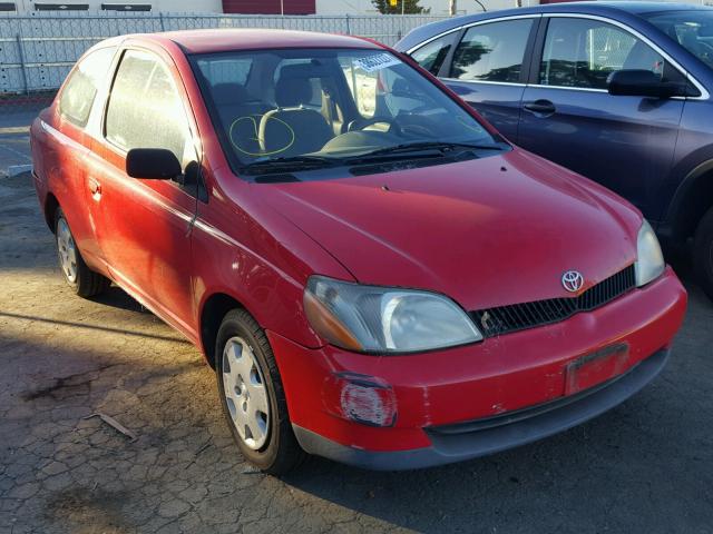 JTDAT123920219910 - 2002 TOYOTA ECHO RED photo 1