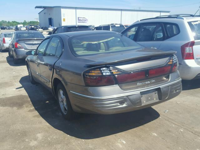 1G2HX54K114281344 - 2001 PONTIAC BONNEVILLE TAN photo 3