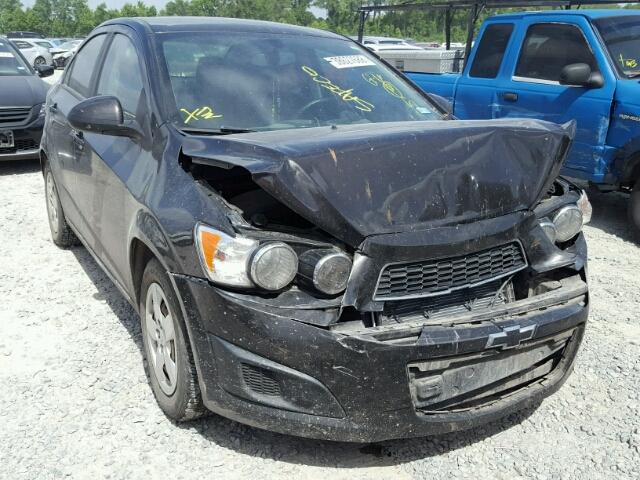 1G1JA5SH7E4144851 - 2014 CHEVROLET SONIC LS BLACK photo 1