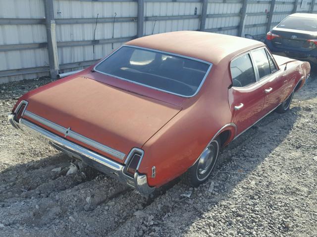 336699M432999 - 1969 OLDSMOBILE CUTLASS RED photo 4