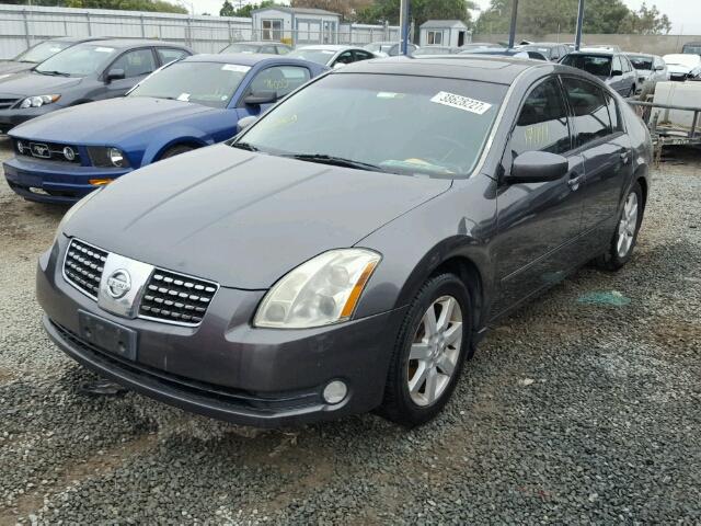 1N4BA41E96C845644 - 2006 NISSAN MAXIMA CHARCOAL photo 2