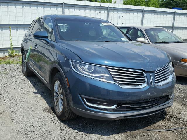 2LMTJ8KR3GBL50588 - 2016 LINCOLN MKX SELECT GRAY photo 1