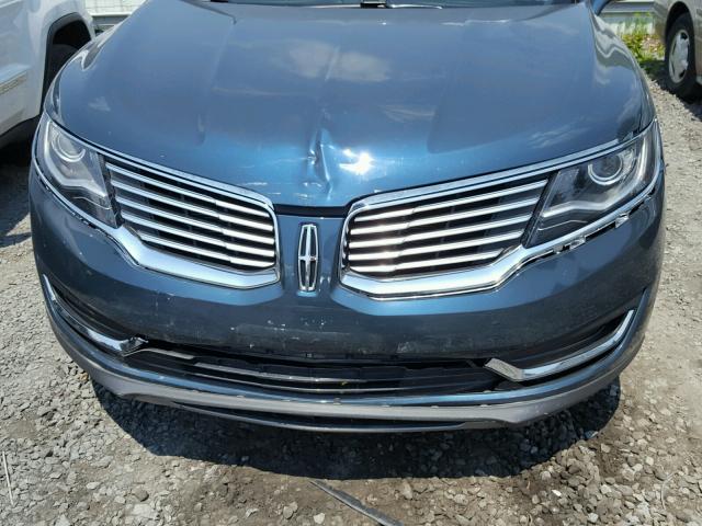 2LMTJ8KR3GBL50588 - 2016 LINCOLN MKX SELECT GRAY photo 7