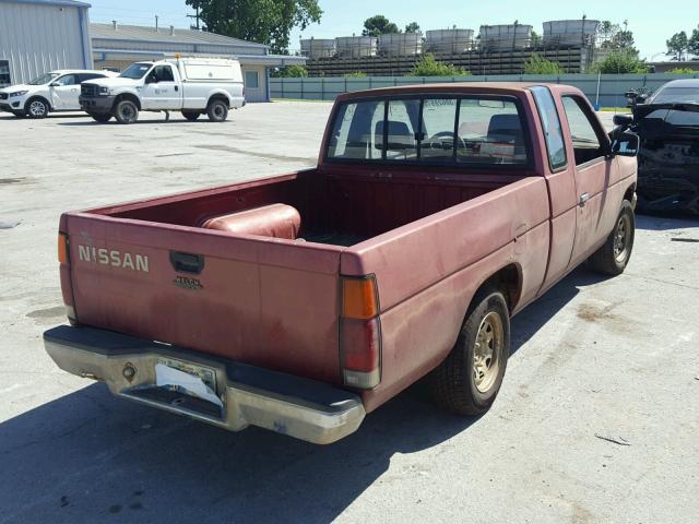 1N6SD16S9MC385913 - 1991 NISSAN TRUCK KING RED photo 4