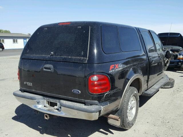 1FTRW08L73KD80905 - 2003 FORD F150 SUPER BLACK photo 4