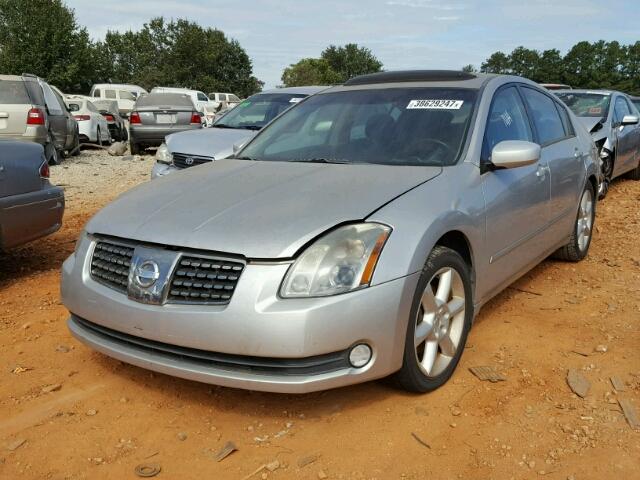 1N4BA41E54C826828 - 2004 NISSAN MAXIMA SE SILVER photo 2