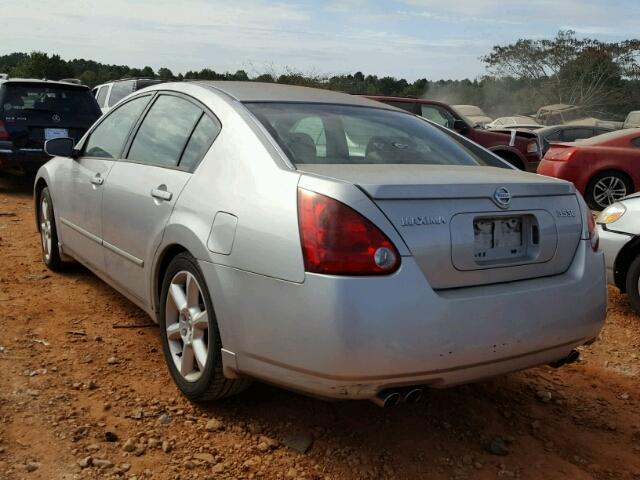 1N4BA41E54C826828 - 2004 NISSAN MAXIMA SE SILVER photo 3