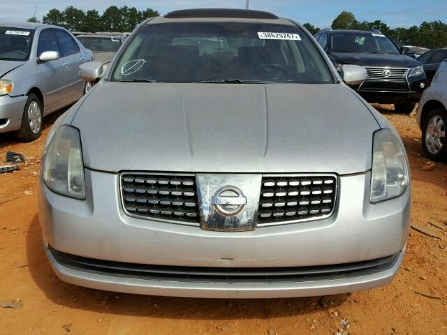 1N4BA41E54C826828 - 2004 NISSAN MAXIMA SE SILVER photo 9