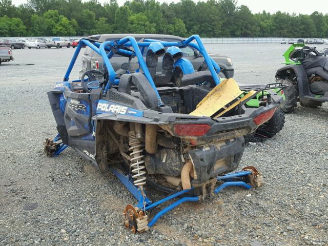 3NSVDM998HF916567 - 2017 POLARIS RZR XP 100 BLUE photo 3