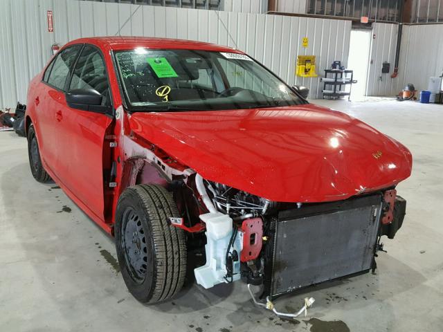 3VW2K7AJ6FM427477 - 2015 VOLKSWAGEN JETTA BASE 红色 照片 1