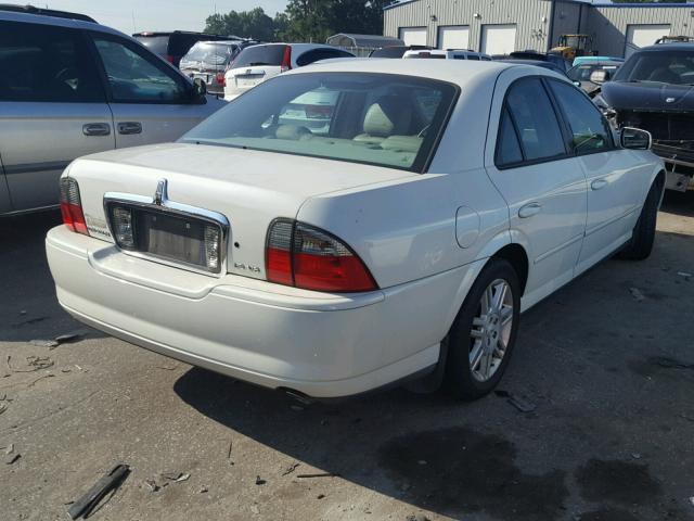 1LNHM87A54Y634203 - 2004 LINCOLN LS WHITE photo 4