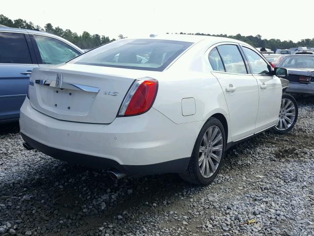 1LNHL9DR5CG807340 - 2012 LINCOLN MKS WHITE photo 4