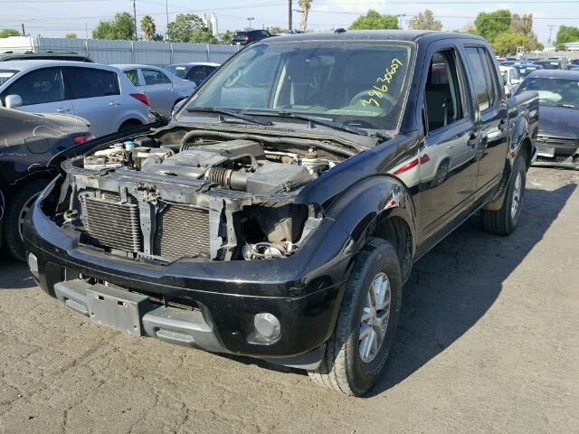 1N6AD0ER3EN721677 - 2014 NISSAN FRONTIER S BLACK photo 2