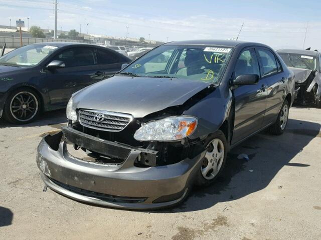 1NXBR32E56Z722263 - 2006 TOYOTA COROLLA CE GRAY photo 2