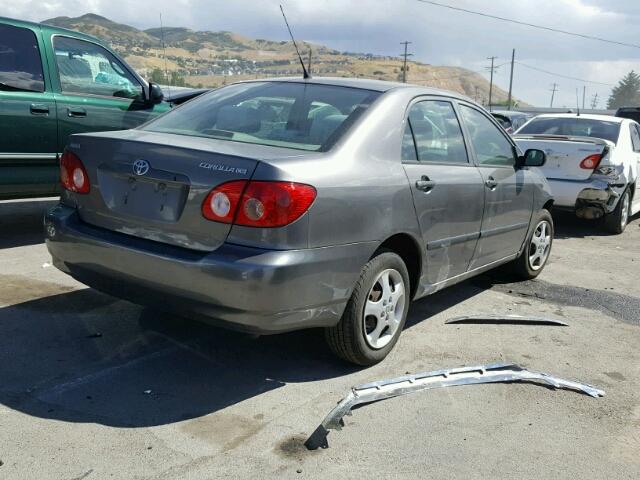 1NXBR32E56Z722263 - 2006 TOYOTA COROLLA CE GRAY photo 4