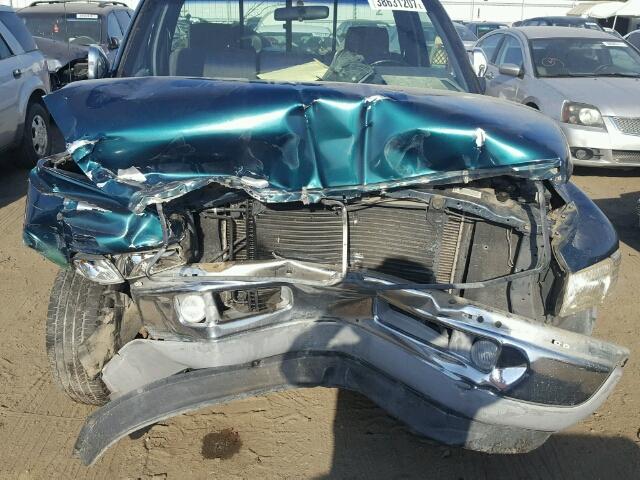 1B7HC16Y4VS299842 - 1997 DODGE RAM 1500 TEAL photo 9