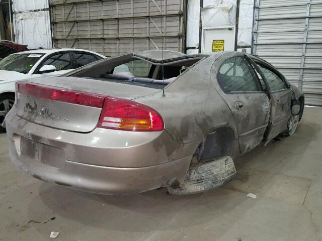 2B3HD46R21H717633 - 2001 DODGE INTREPID S GOLD photo 4