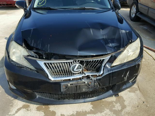 JTHBK262192091464 - 2009 LEXUS IS 250 BLACK photo 9