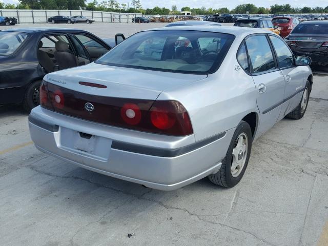 2G1WH55K0Y9173408 - 2000 CHEVROLET IMPALA LS SILVER photo 4