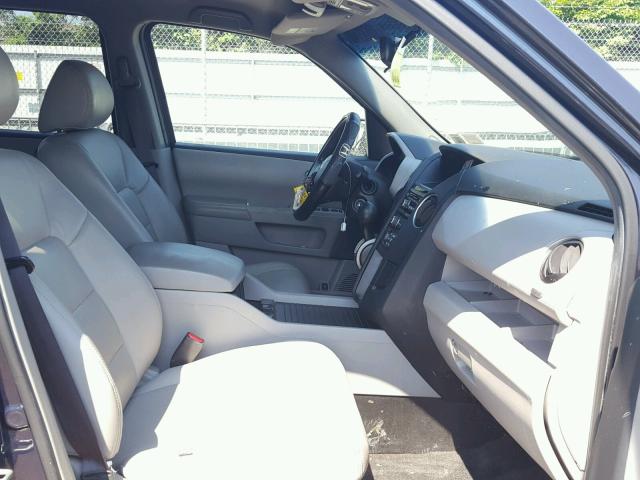 5FNYF4H20CB026294 - 2012 HONDA PILOT LX BLUE photo 5