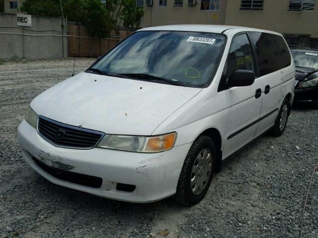 2HKRL18541H586758 - 2001 HONDA ODYSSEY LX WHITE photo 2