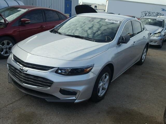 1G1ZC5ST9JF191816 - 2018 CHEVROLET MALIBU LS SILVER photo 2