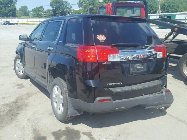 2GKALMEK8D6329060 - 2013 GMC TERRAIN BLACK photo 3