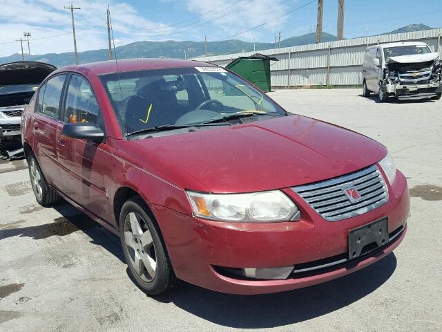 1G8AL55F27Z156837 - 2007 SATURN ION LEVEL RED photo 1