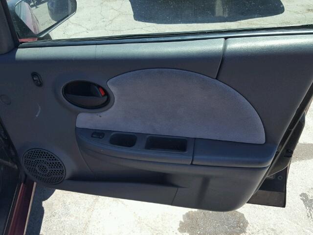 1G8AL55F27Z156837 - 2007 SATURN ION LEVEL RED photo 10
