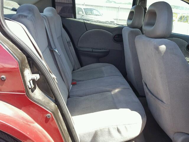 1G8AL55F27Z156837 - 2007 SATURN ION LEVEL RED photo 6