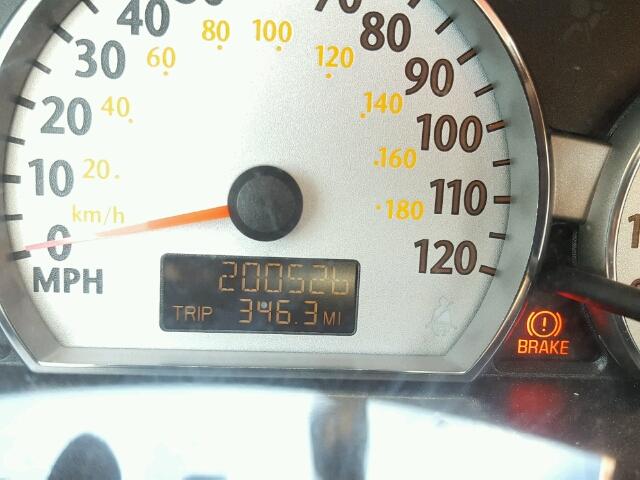 1G8AL55F27Z156837 - 2007 SATURN ION LEVEL RED photo 8