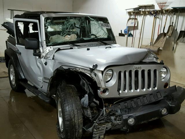 1J4AA2D19BL501321 - 2011 JEEP WRANGLER S SILVER photo 1